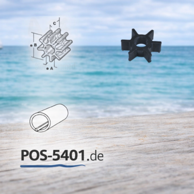 Impeller Tohatsu  OE:3C7-65021-1, 3C7-65021-1M, 3B7-65021-2