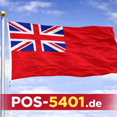 Gastlandflagge / Fahne Großbritannien