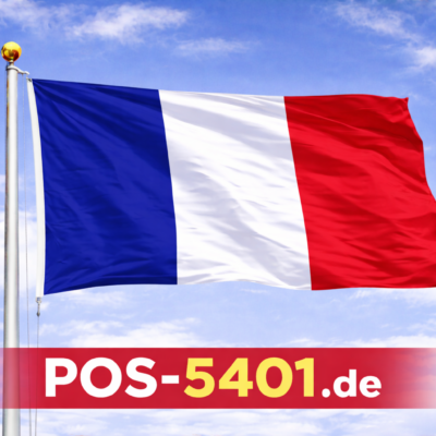 Gastlandflagge / Fahne Frankreich