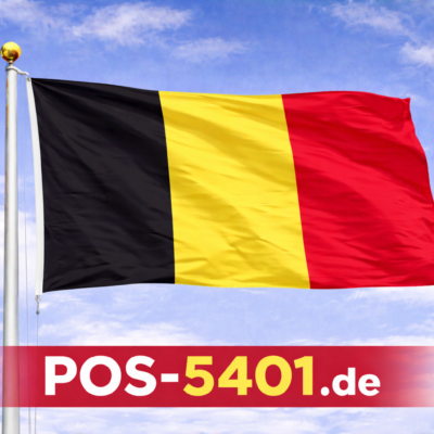 Gastlandflagge / Fahne Belgien