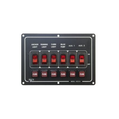 Schalterpaneel, 6-fach, horizontal