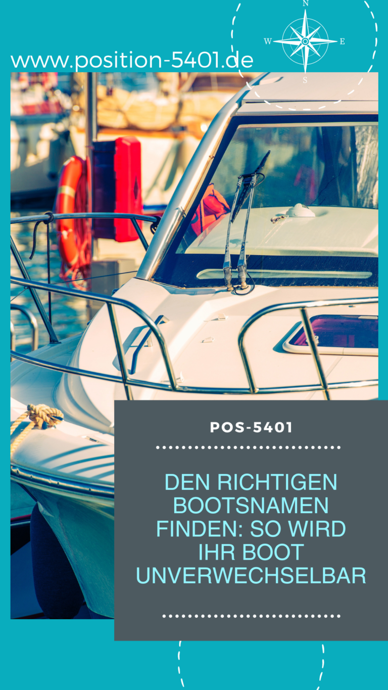 Den richtigen Bootnamen finden: So wird dein Boot unverwechselbar