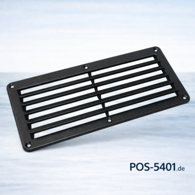 Lüftungsschieber - Kiemenblech aus Kunststoff
