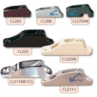 Clamcleat® - Klemmen für 1-6mm Tauwerk - Klemme mit Leitöse