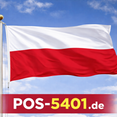 Gastlandflagge / Fahne Polen