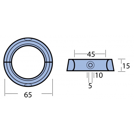 Anoden - VolvoPenta - Collar 2-teilig – Bild 2