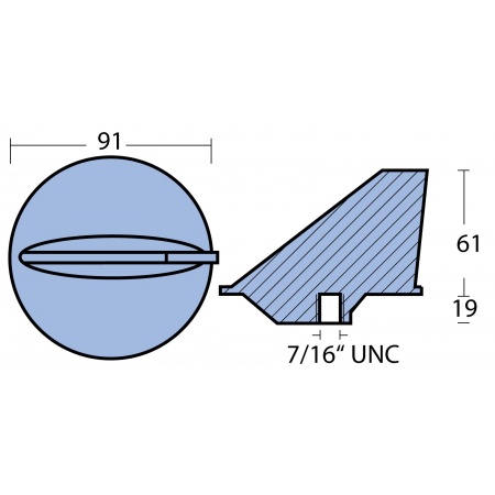 Anoden - Mercury - Finnenanoden ab 35 PS – Bild 2