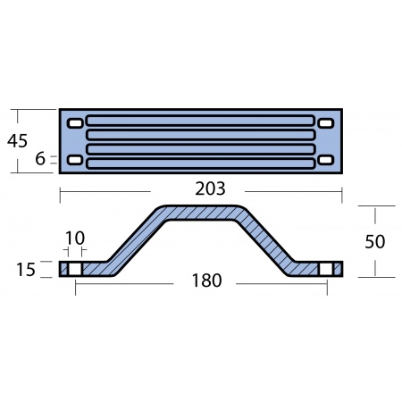 Anoden - Yamaha - Plattenanode 115-350PS – Bild 2