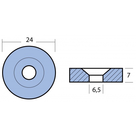 Anoden - Honda - Scheibenanode 8-20PS – Bild 2