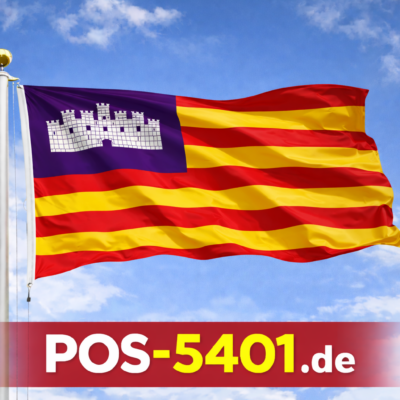 Gastlandflagge - Fahne Balearen