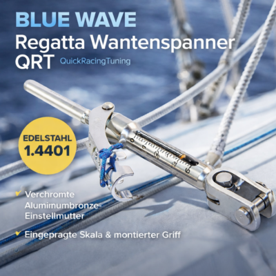 BLUE WAVE Regatta Wantenspanner – QRT - Edelstahl 1.4401