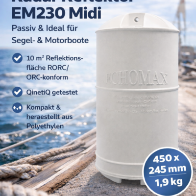 ECHOMAX Radarreflektor EM230 Midi – passiv, ECHOMAX