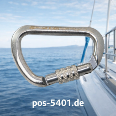 KONG® Spezialkarabiner mit großer Öffnung – Edelstahl