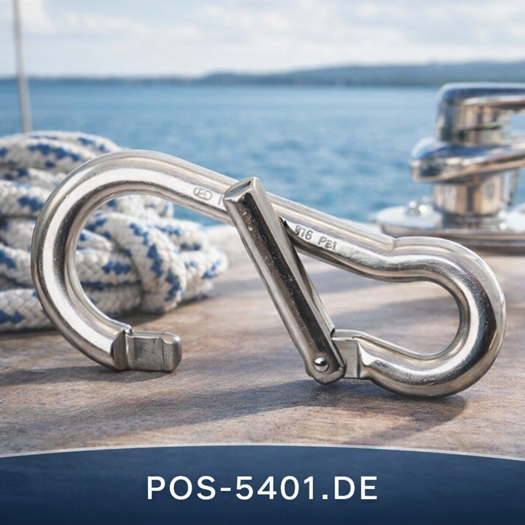 KONG GENIUS Karabiner Edelstahl 1.4401 – KEY-LOCK Karabiner ohne Kausch