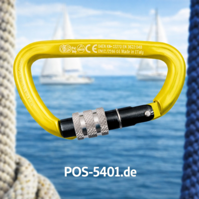 Karabinerhaken Aluminium KONG TRAPPER Screw Sleeve