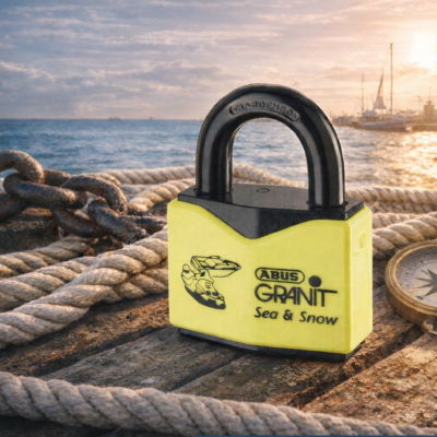 ABUS Granit Vorhangschloss – gehärteter Stahl, ABUS Plus