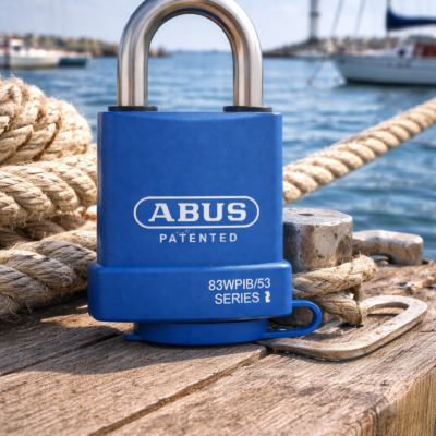 ABUS Hangschloss 83WPIB53 – komplett ummantelt, wetterfest