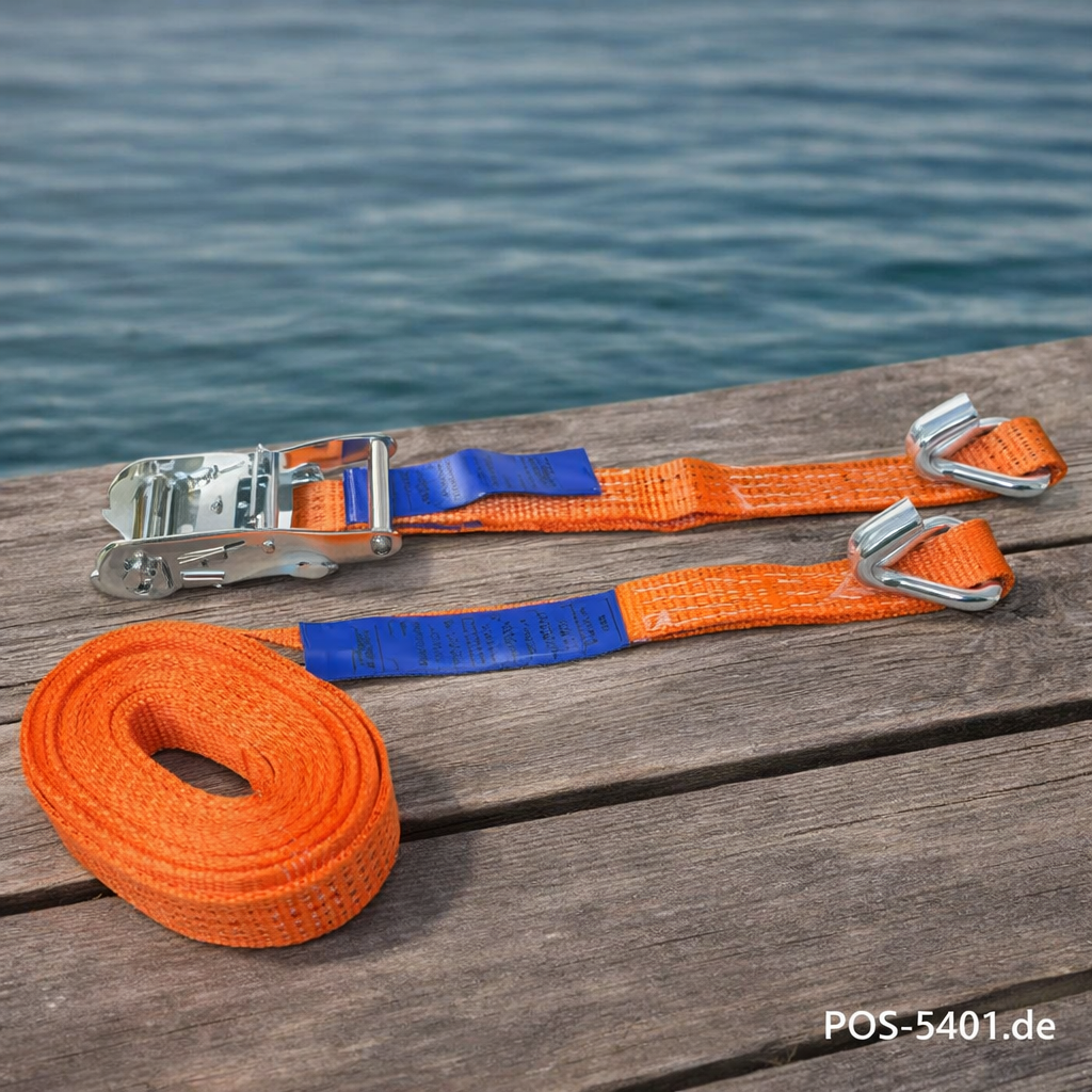 Zurrgurte - Spanngurte 2-teilig mit Spitzhaken – EN12195-2