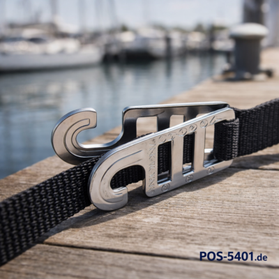 Robuster Gurtverschluss Edelstahl für 25 mm Gurtband