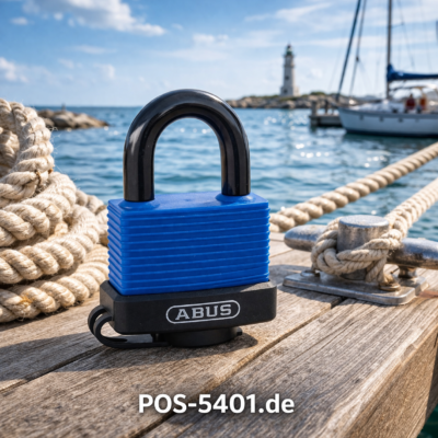 ABUS Hangschloss Typ 70 – Kunststoffummantelt, Bügel Ø 8 mm